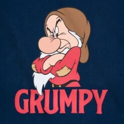 Disney Grumpy T-Shirt For Adults – Snow White And The Seven Dwarfs -Dinei Clothing Shop 5303057430067 2