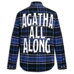 Disney Agatha Harkness Flannel Shirt For Adults By Cakeworthy – WandaVision -Dinei Clothing Shop 5303058250087 2