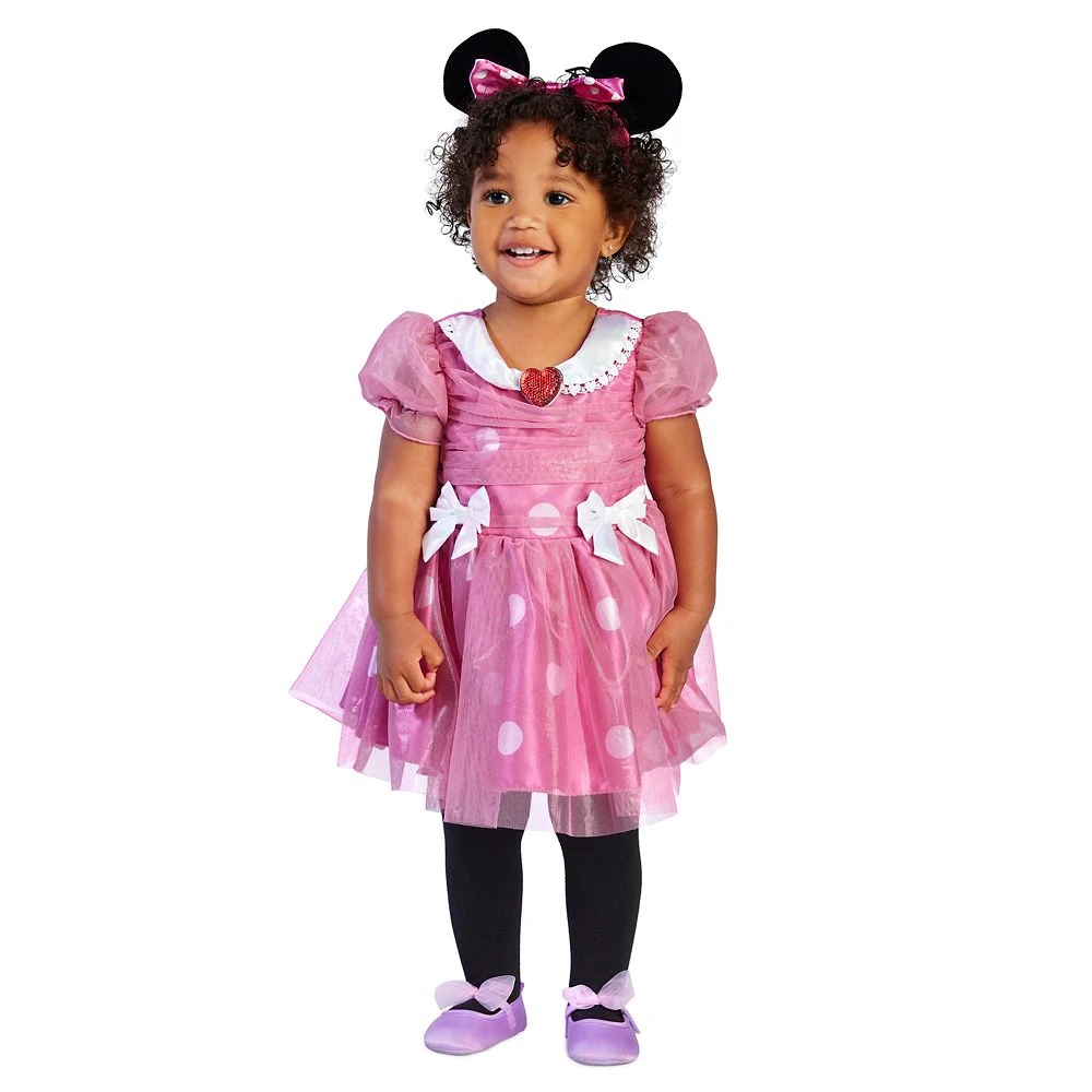 Disney Minnie Mouse Bodysuit Costume For Baby – Pink 1 Disney Minnie Mouse Bodysuit Costume For Baby – Pink