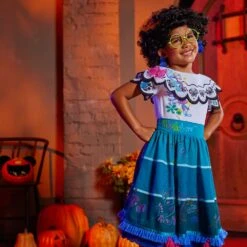 Disney Mirabel Costume For Kids – Encanto -Dinei Clothing Shop 5502041409264 5