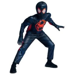 Disney Miles Morales Spider-Man Costume For Kids -Dinei Clothing Shop 5502107019285 9