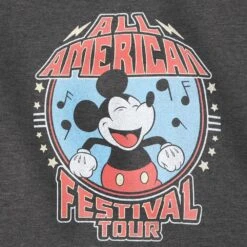 Disney Mickey Mouse All American Festival Tour T-Shirt For Adults -Dinei Clothing Shop 6720107063643 2