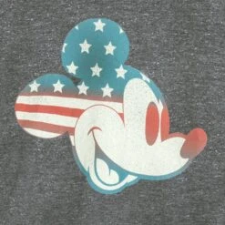 Disney Mickey Mouse Americana Flag T-Shirt For Adults 5 Disney Mickey Mouse Americana Flag T-Shirt For Adults -Dinei Clothing Shop 6720107063644 2