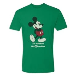Adults' Walt Disney World Standing Mickey Mouse T-Shirt – Customized -Dinei Clothing Shop 7405055825926 5