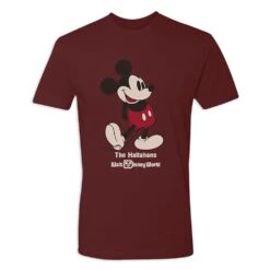 Adults' Walt Disney World Standing Mickey Mouse T-Shirt – Customized -Dinei Clothing Shop 7405055825926 8