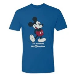 Adults' Walt Disney World Standing Mickey Mouse T-Shirt – Customized -Dinei Clothing Shop 7405055825926 9