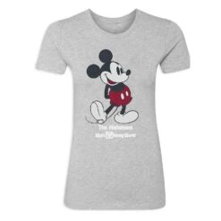 Women's Walt Disney World Standing Mickey Mouse T-Shirt – Customized -Dinei Clothing Shop 7405055825930 2
