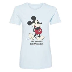 Women's Walt Disney World Standing Mickey Mouse T-Shirt – Customized -Dinei Clothing Shop 7405055825930 6