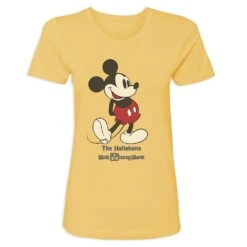 Women's Walt Disney World Standing Mickey Mouse T-Shirt – Customized -Dinei Clothing Shop 7405055825930 9