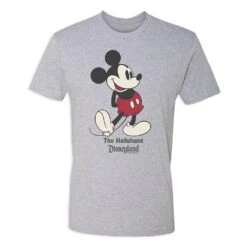 Adults' Disneyland Standing Mickey Mouse T-Shirt – Customized -Dinei Clothing Shop 7807055820337 2