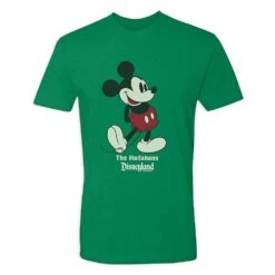 Adults' Disneyland Standing Mickey Mouse T-Shirt – Customized -Dinei Clothing Shop 7807055820337 4