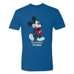 Adults' Disneyland Standing Mickey Mouse T-Shirt – Customized -Dinei Clothing Shop 7807055820337 6