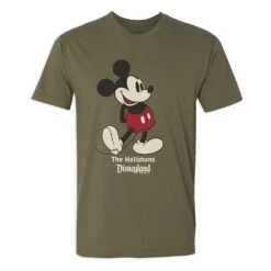 Adults' Disneyland Standing Mickey Mouse T-Shirt – Customized -Dinei Clothing Shop 7807055820337 7