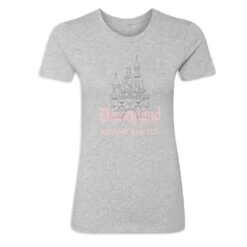 Women's Sleeping Beauty Castle Disneyland T-Shirt – Customized -Dinei Clothing Shop 7807055820430 3