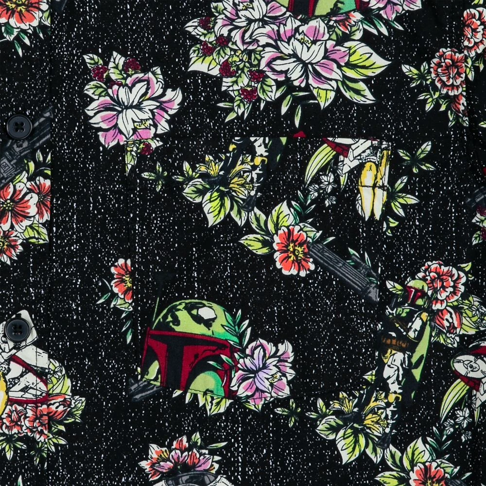 Disney Boba Fett Woven Shirt For Adults – Star Wars 3 Disney Boba Fett Woven Shirt For Adults – Star Wars - Image 3