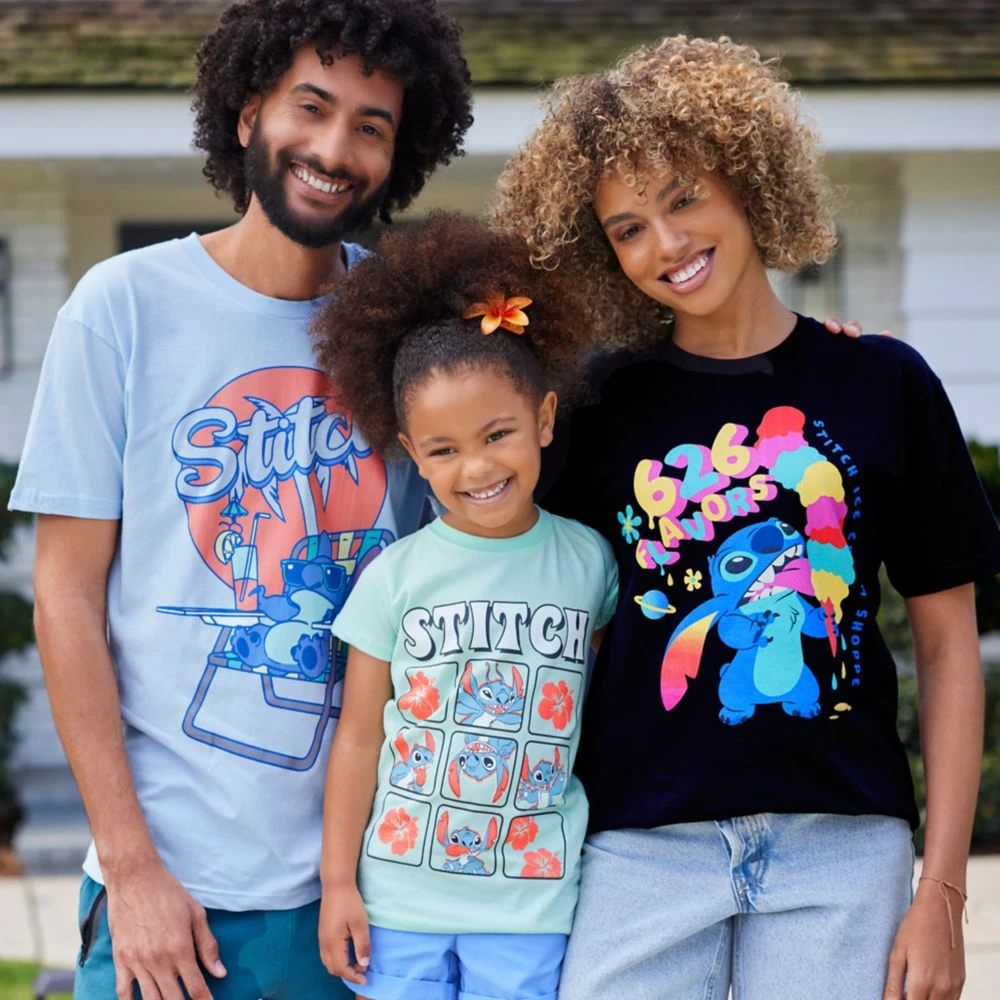 Disney Stitch Grid T-Shirt For Kids – Lilo & Stitch 4 Disney Stitch Grid T-Shirt For Kids – Lilo & Stitch - Image 4