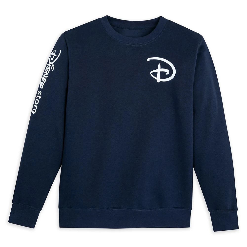 Disney Store Logo Pullover Sweatshirt For Adults 1 Disney Store Logo Pullover Sweatshirt For Adults