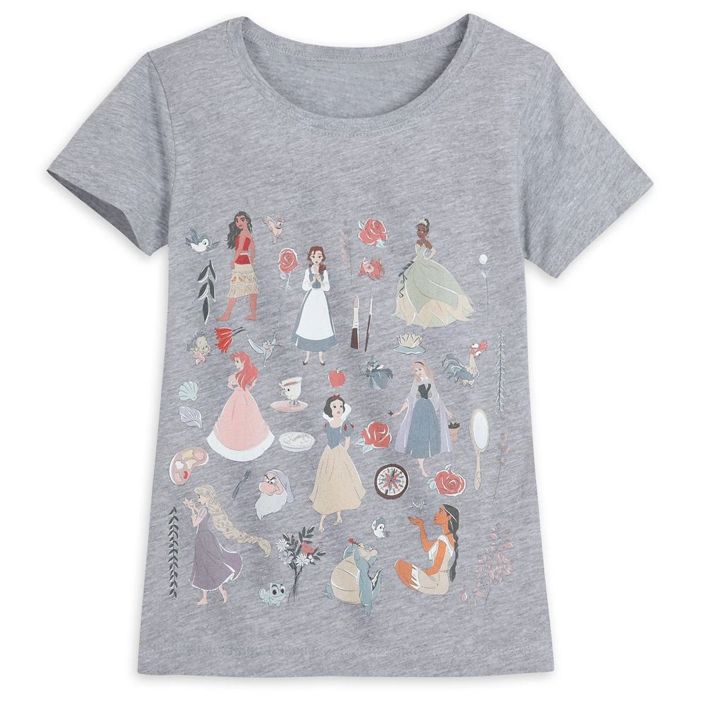 Disney Princess And Friends T-shirt For Kids 1 Disney Princess And Friends T-shirt For Kids