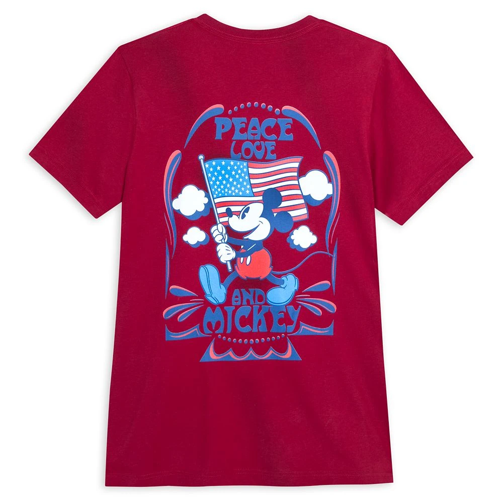Disney Mickey Mouse Americana T-Shirt For Adults 2 Disney Mickey Mouse Americana T-Shirt For Adults - Image 2